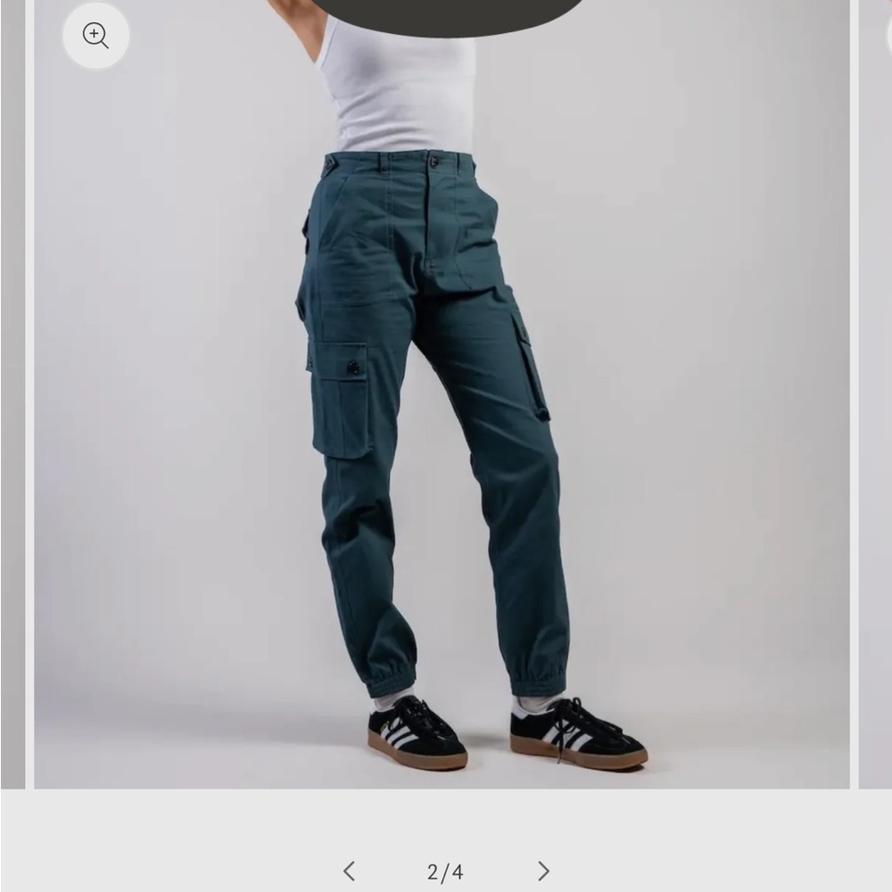 Wondery Outdoors Isabel Green Hiking Cargo Pants for Women Size Medium